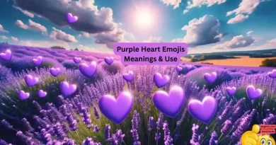 Significados do emoji de coração roxo