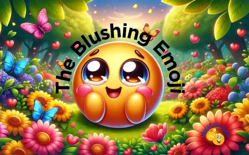 Emoji blushing