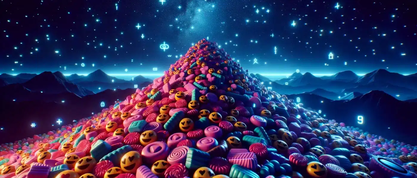 pile of candy emojis
