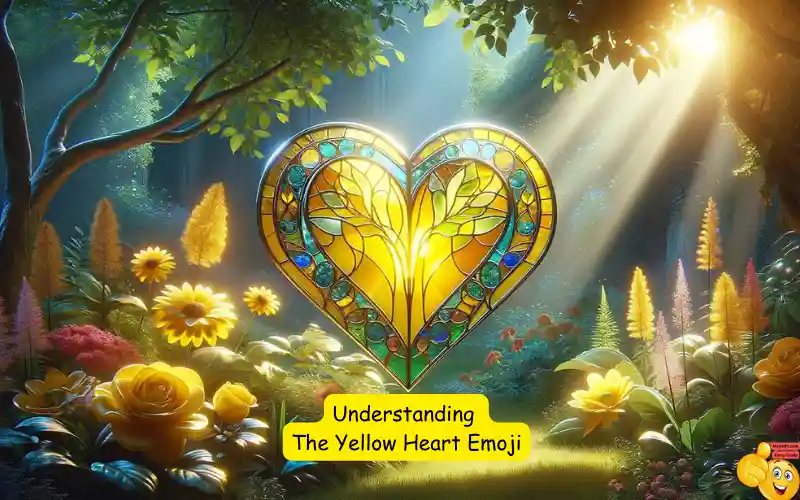 yellow heart emoji - a sign of friendship and positivity