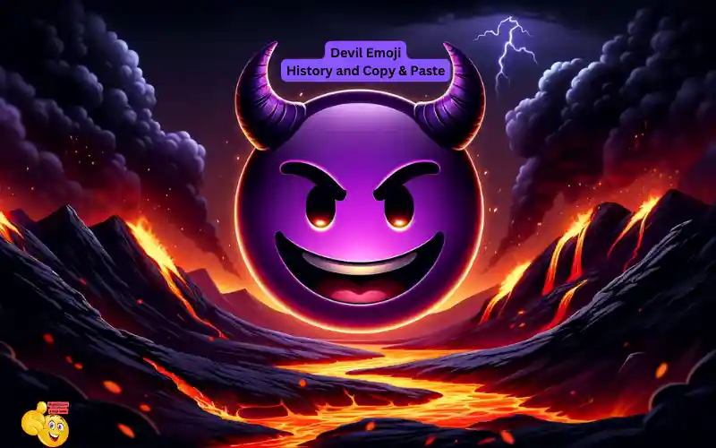 the mischievous devil emoji