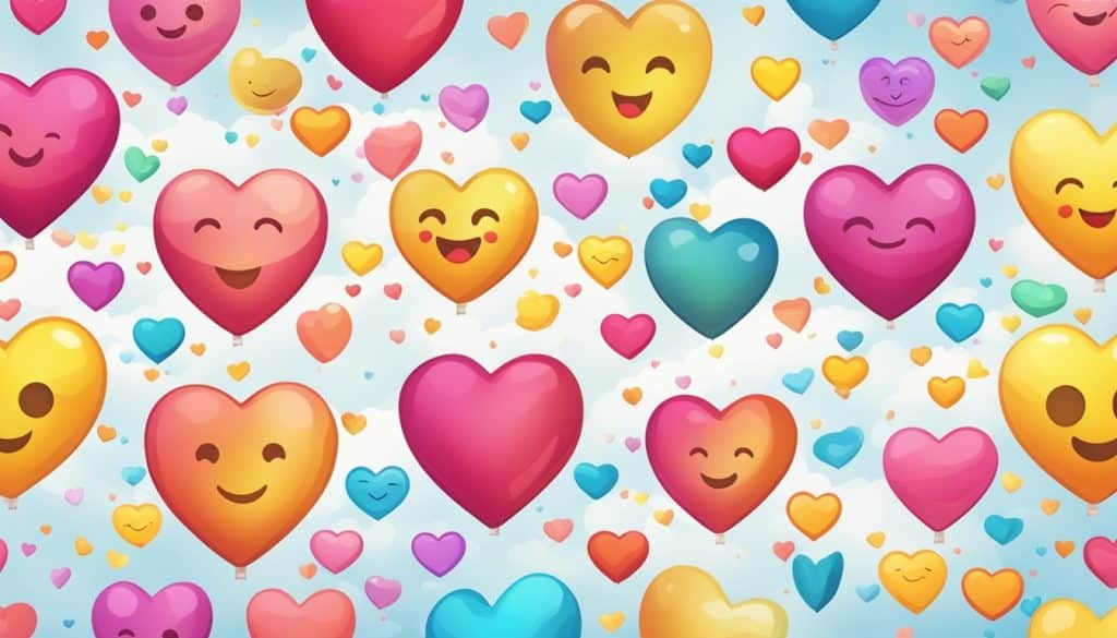 Origin and evolution of love emojis