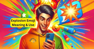 The Explosion Emoji - boy sending emoji from iphone