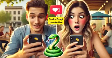 Snake Emoji Guide. Boy flirting with girl
