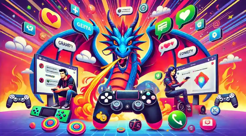 dragon emojis and gamer use