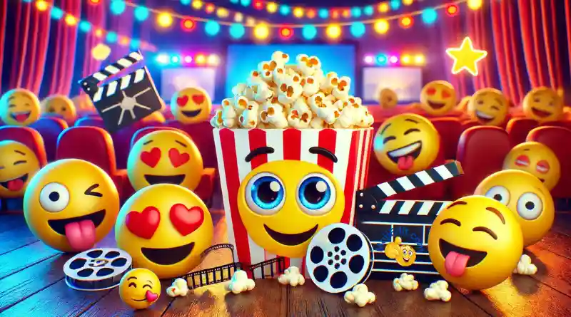 Emojis in einem Kino