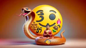 buddhism snake emjoi