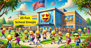 emoji kids outside school