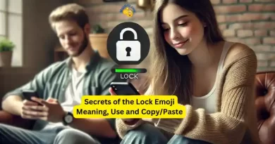 Texting a lock emoji for secrecy.
