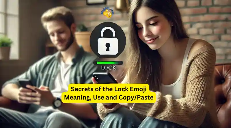 Texting a lock emoji for secrecy.