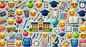 picture of school emojis