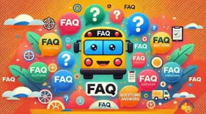 questions and answers for the Bus Emoji