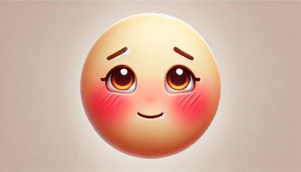 Emoji de rubor