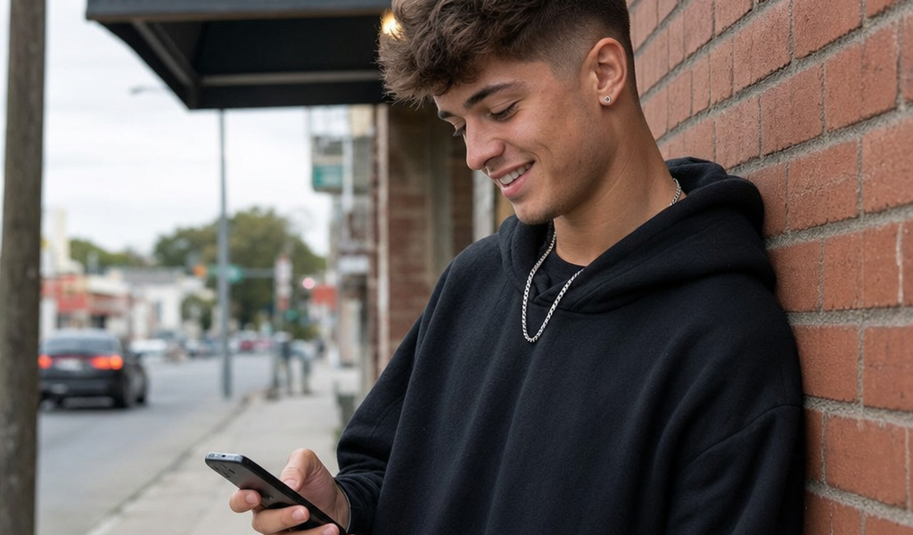 Gen Z guy texting wsg meaning
